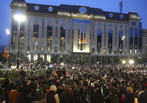 В Тбилиси проходит акция протеста против нового Кодекса обороны Грузии
