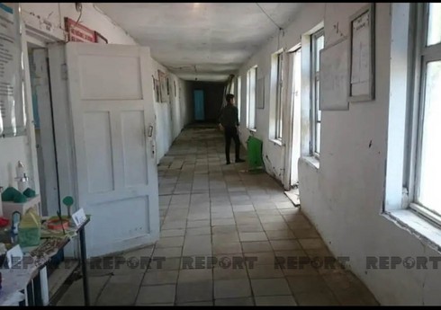 Школа села Машлыг Джалилабада находится в аварийном состоянии