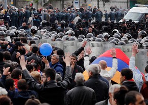 В Ереване арестованы трое участников акции протеста 
