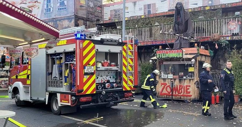 Almaniyada attraksion yanğınında 11 nəfər yaralanıb