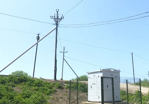 Обновляется электросеть 7 сел Кюрдамирского района