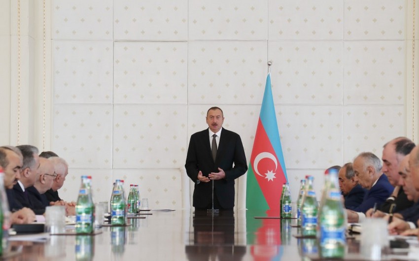 Azerbaijani President Ilham Aliyev chaired meeting of Cabinet of Ministers