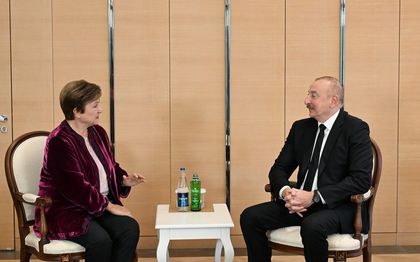 President Ilham Aliyev meets with IMF Managing Director