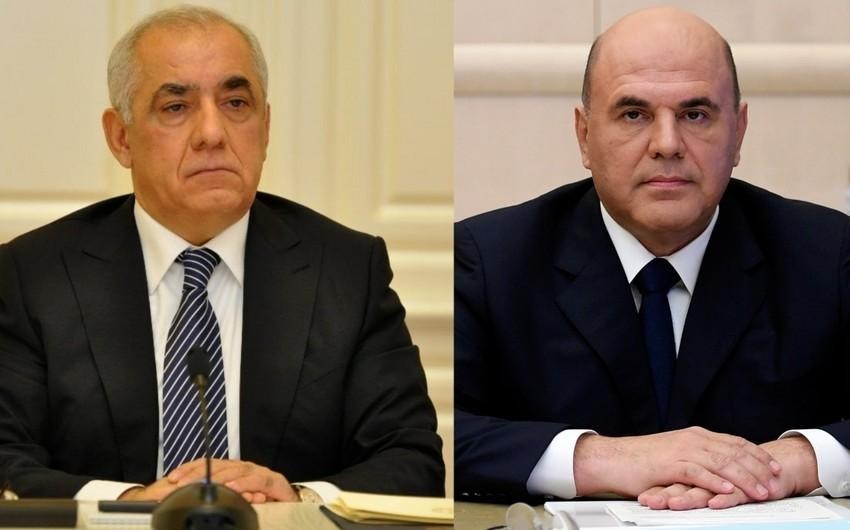 Премьер-министр Али Асадов выразил соболезнования Михаилу Мишустину
