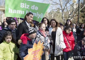 Baku hosts rally 'We are like everybody' on World Down Syndrome Day - PHOTOS