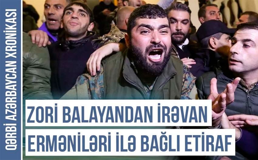 Zori Balayandan etiraf: “İrəvanın erməni əhalisi başqa yerlərdən gəlmələrdir”