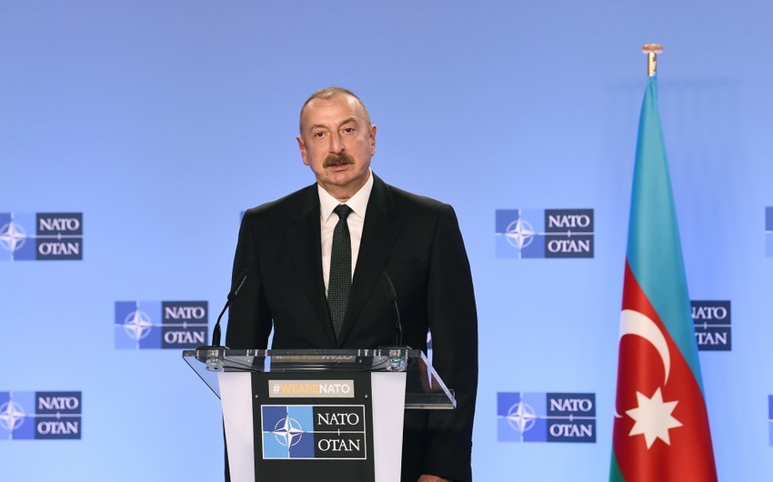 İlham Əliyev: Azərbaycan NATO-ya üzv 4 ölkənin etibarlı təbii qaz təchizatçısıdır