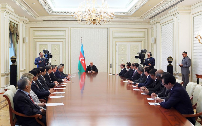 President Ilham Aliyev received ambassadors and heads of diplomatic missions of Muslim countries in Azerbaijan