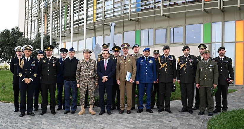 Military attachés visit Baku International Sea Trade Port