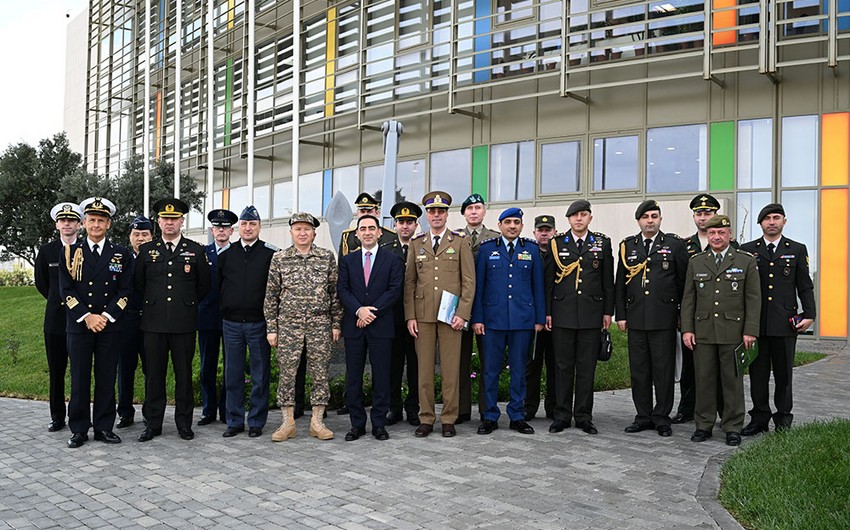 Military attachés visit Baku International Sea Trade Port