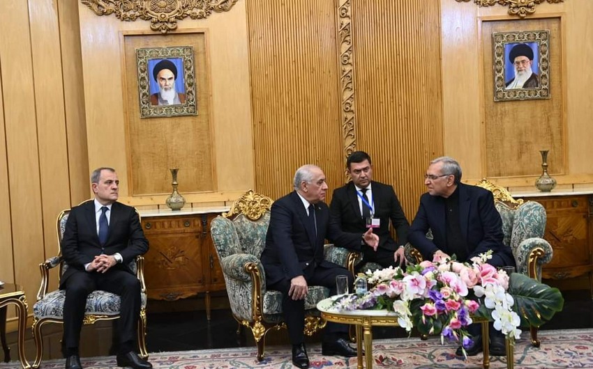 Джейхун Байрамов и Али Асадов приняли участие в церемонии прощания с Ибрахимом Раиси