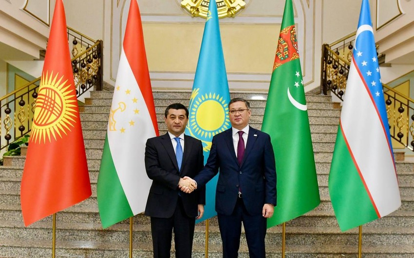 FMs of Central Asian countries arrive at Kazakhstan's Foreign Ministry