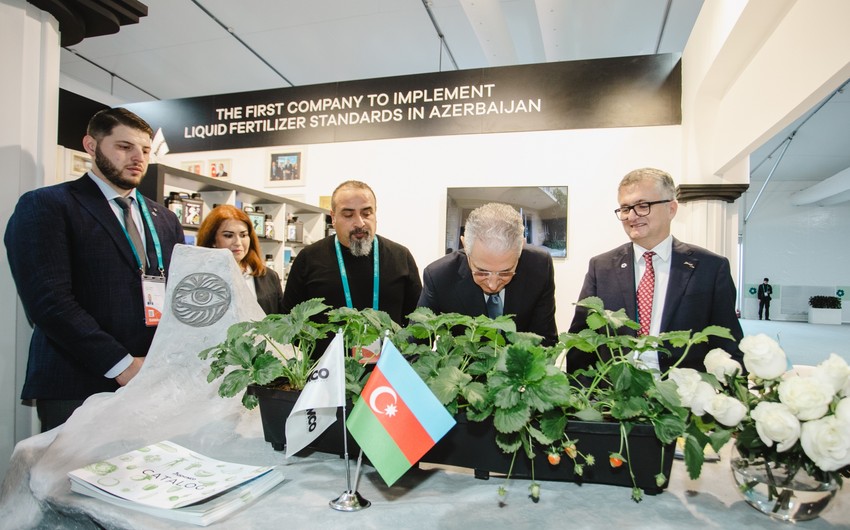 COP29 President Mukhtar Babayev visits AZCHEMCO Pavilion in Green Zone