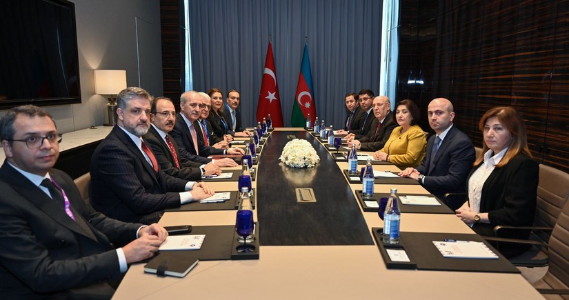 Сахиба Гафарова встретилась с председателем Великого национального собрания Турции