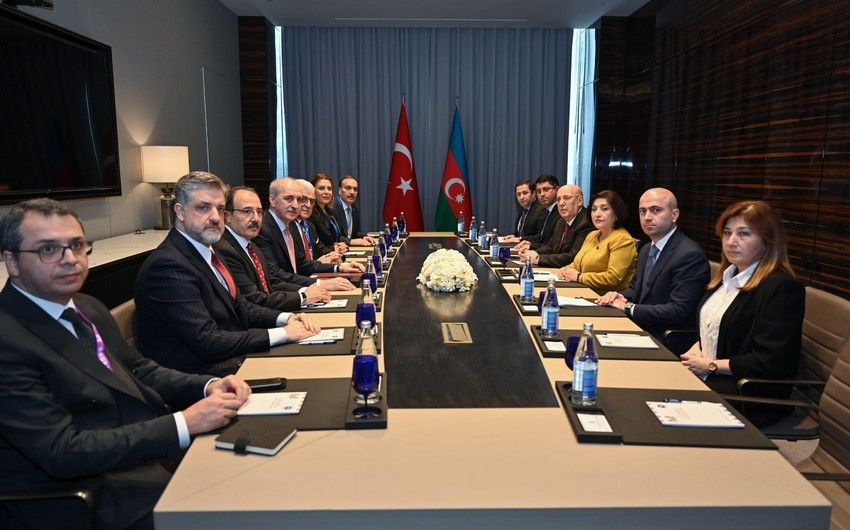 Сахиба Гафарова встретилась с председателем Великого национального собрания Турции