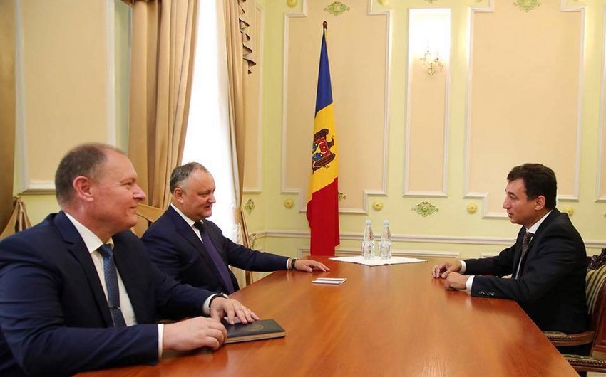 Президент Молдовы выступил за активизацию двусторонних контактов с Азербайджаном