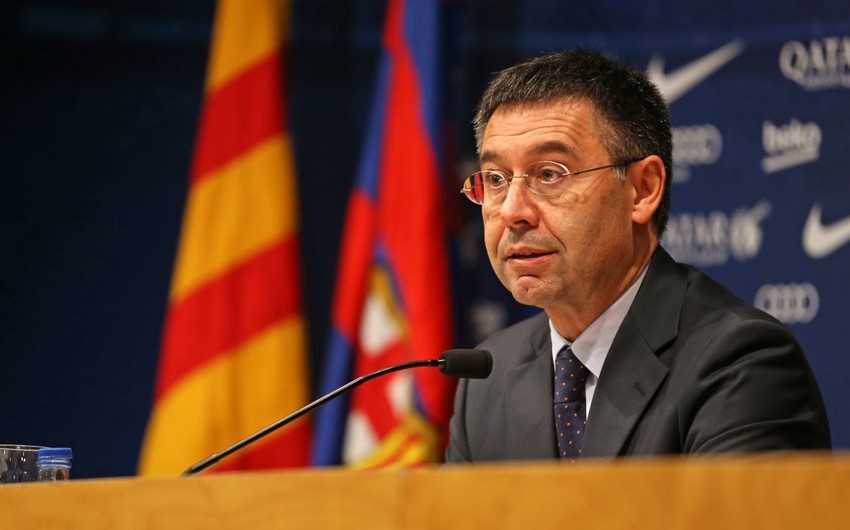 Cozep Bartomeu yenidən Barselona klubunun prezidenti seçilib