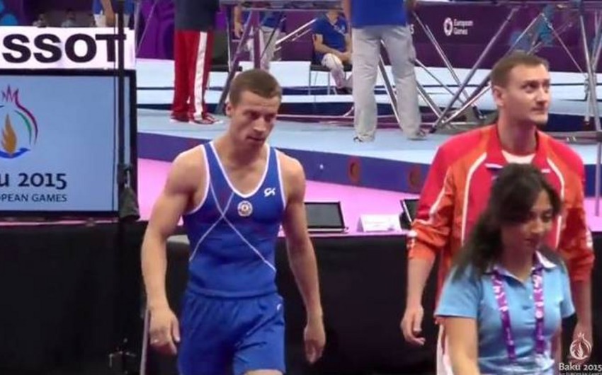 Azerbaijani gymnast Ilya Grishunin wins a bronze medal - LIVE