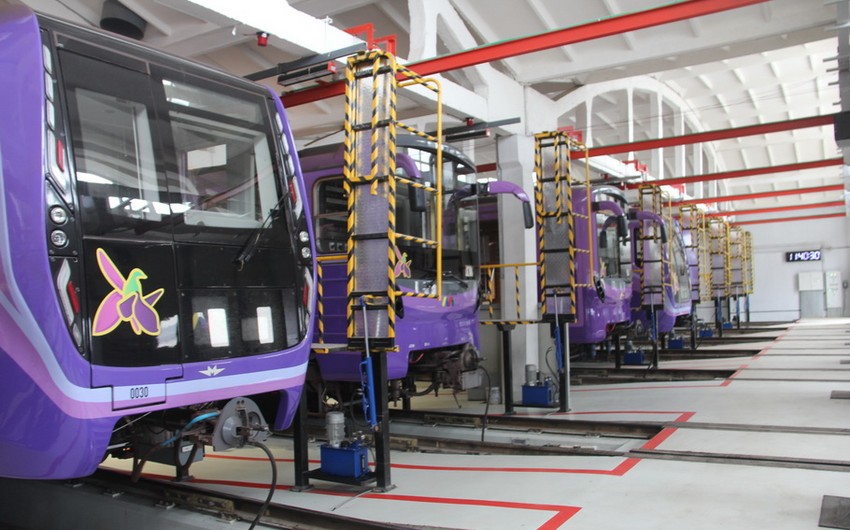 Продолжается обновление вагонного парка Бакинского метрополитена