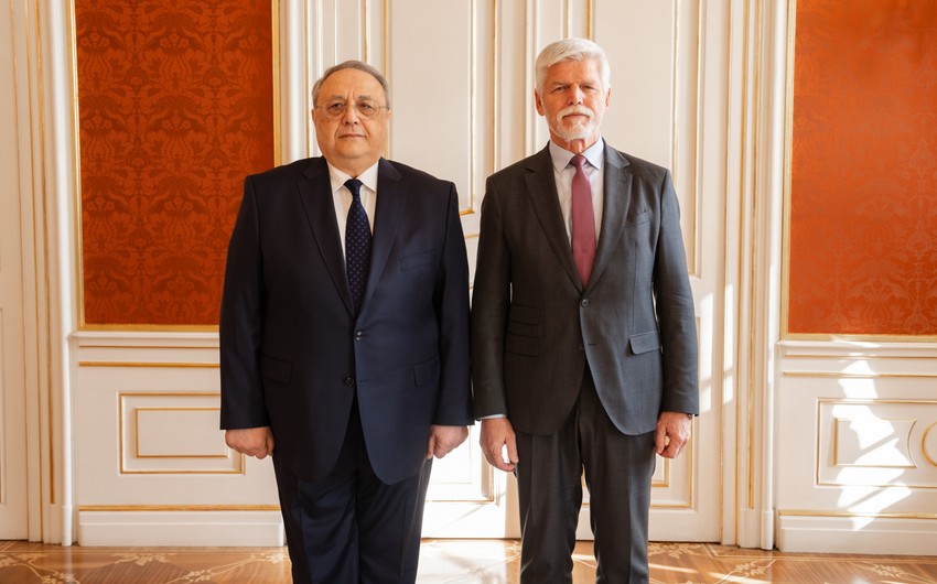 Czech President Petr Pavel receives credentials from Azerbaijani Ambassador Yashar Aliyev