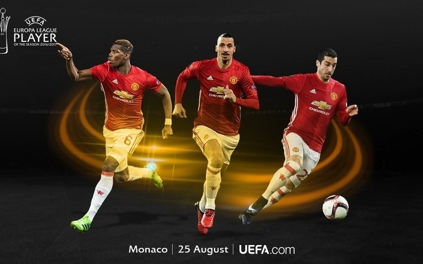 Три игрока Манчестер Юнайтеда предендуют на звание лучшего футболиста Лиги Европы