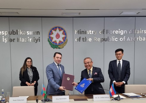 Состоялись политические консультации между МИД Азербайджана и Камбоджи