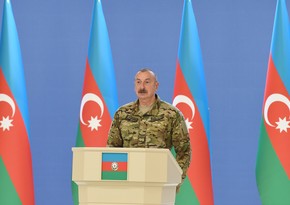 Президент Азербайджана: В результате войны армянская армия уничтожена
