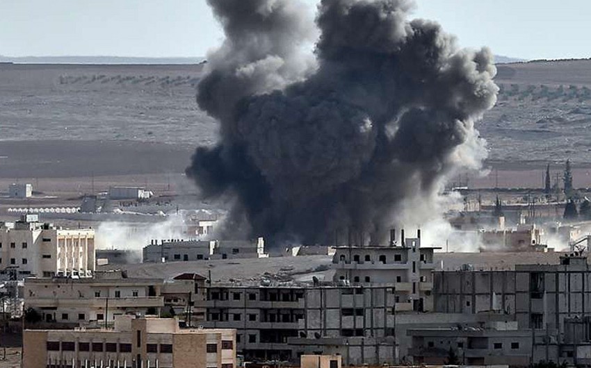 Suriyanın Rəqqa şəhəri bombalanıb, 40 nəfər ölüb