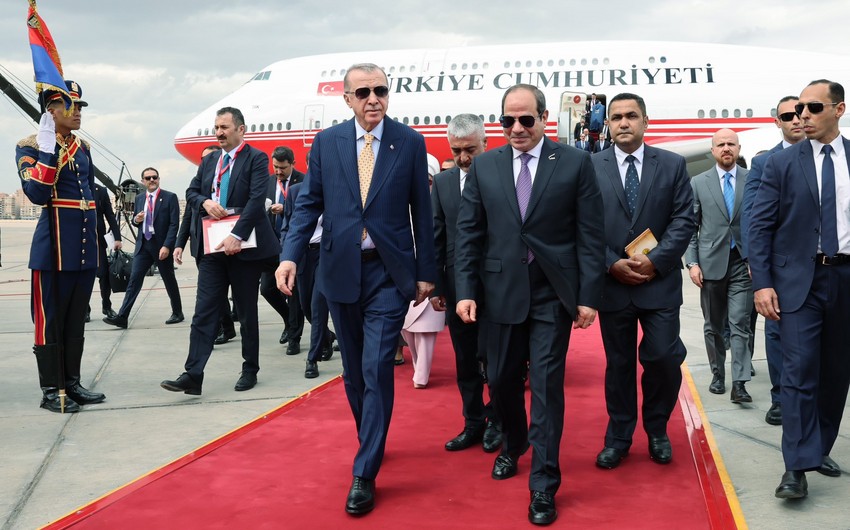 Erdogan arrives in Egypt for first time in 12 years