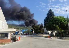 Yacht factory ablaze in Türkiye's Bursa province