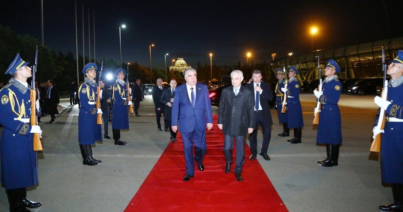 President of Tajikistan Emomali Rahmon completes working visit to Azerbaijan