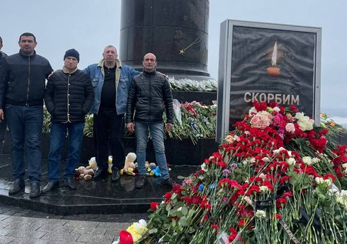 Живущие в России азербайджанцы почтили память жертв теракта в Crocus City Hall