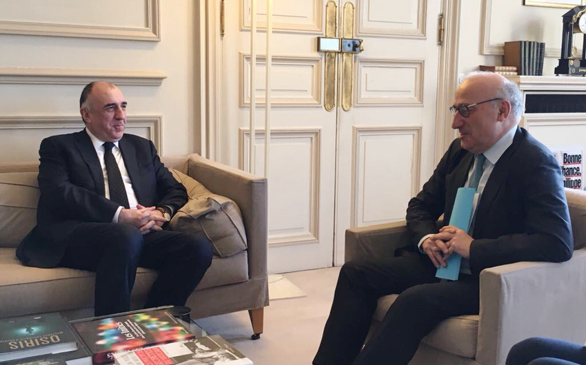 Mammadyarov meets with Diplomatic Advisor to French President