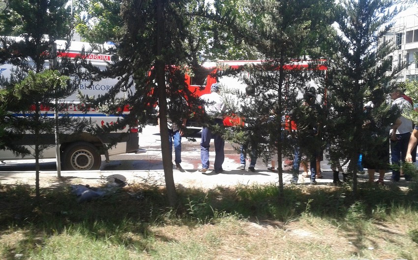 В Мингячевире машина скорой помощи столкнулась с двумя автомобилями, пострадали 9 человек - ФОТО - ОБНОВЛЕНО