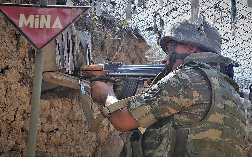 Подавляются огневые точки вооруженных сил Армении