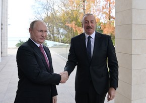 Vladimir Putin congratulates President Ilham Aliyev on New Year