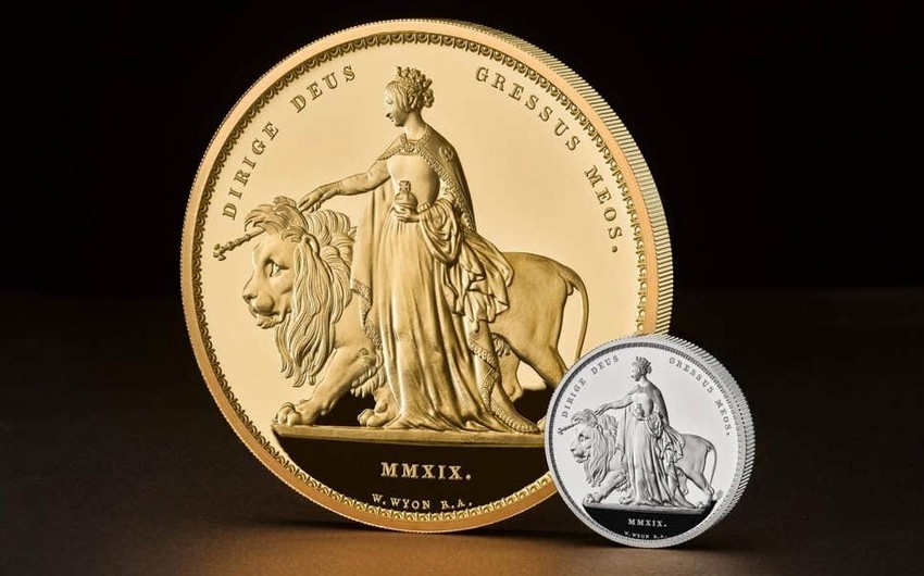 В Великобритании изготовлена самая крупная в истории страны золотая монета