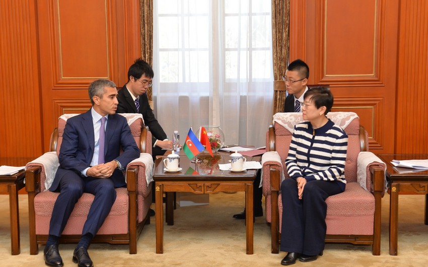 Executive Director of Heydar Aliyev Foundation discusses cooperation in Beijing