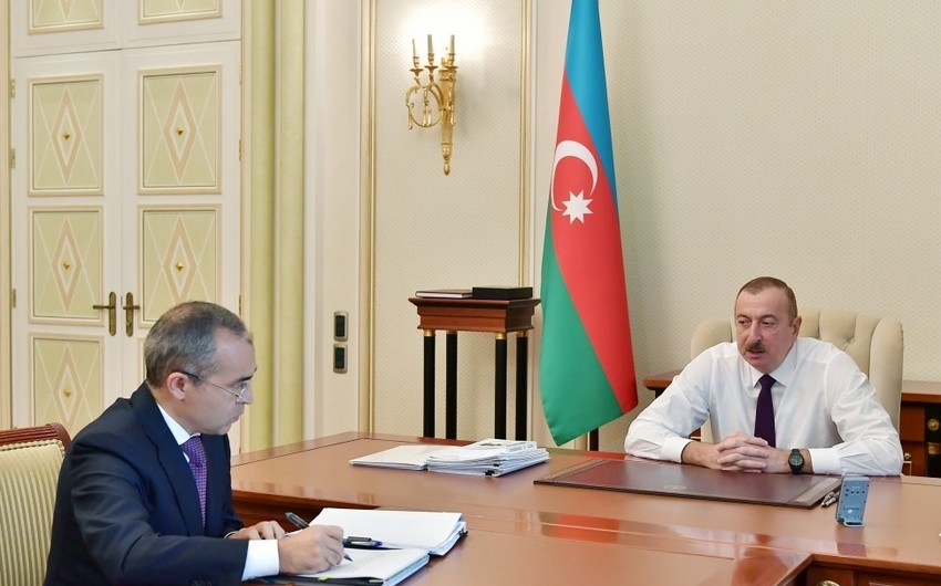 President Ilham Aliyev received Mikayil Jabbarov