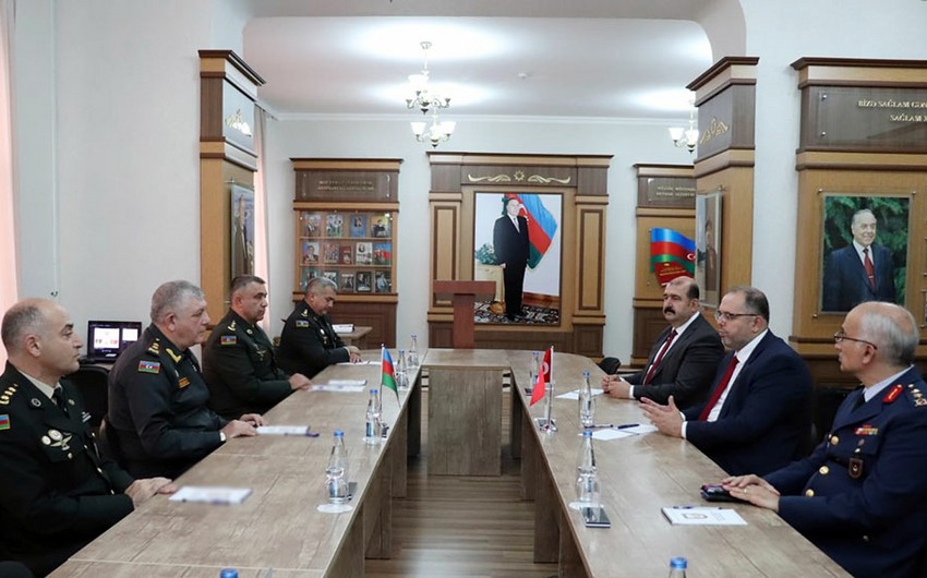Meeting with delegation of Turkish National Defense University held in Military Academy 