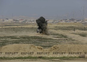 В Шуше на территории, перешедшей под контроль Азербайджанской армии, подорвался на мине трактор 