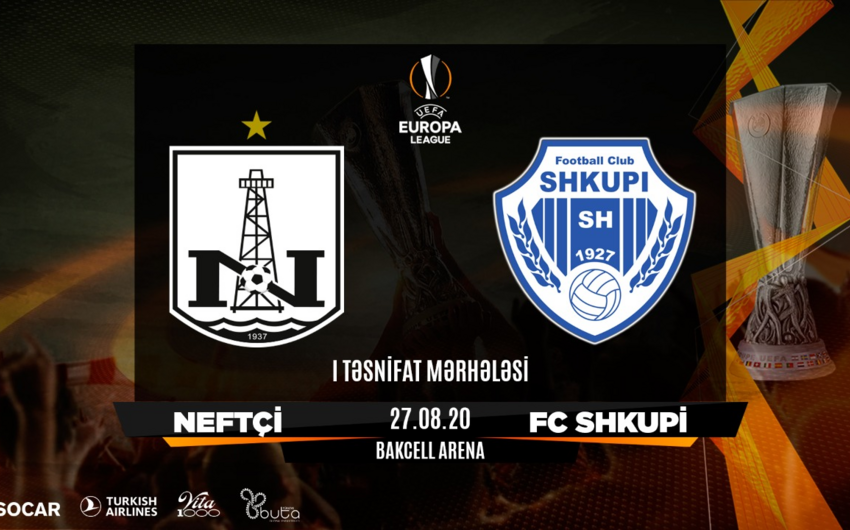 Neftçi - Şkupi oyununun başlama saatı açıqlandı