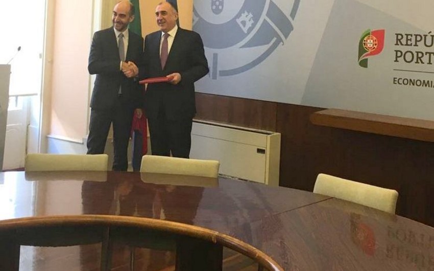 Foreign Minister Elmar Mammadyarov met with Paulo Alexandre Ferreira