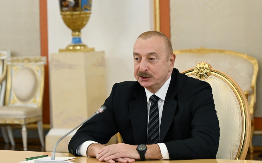 President of Azerbaijan: Projects planned between Azerbaijan and Russia require constant attention and oversight