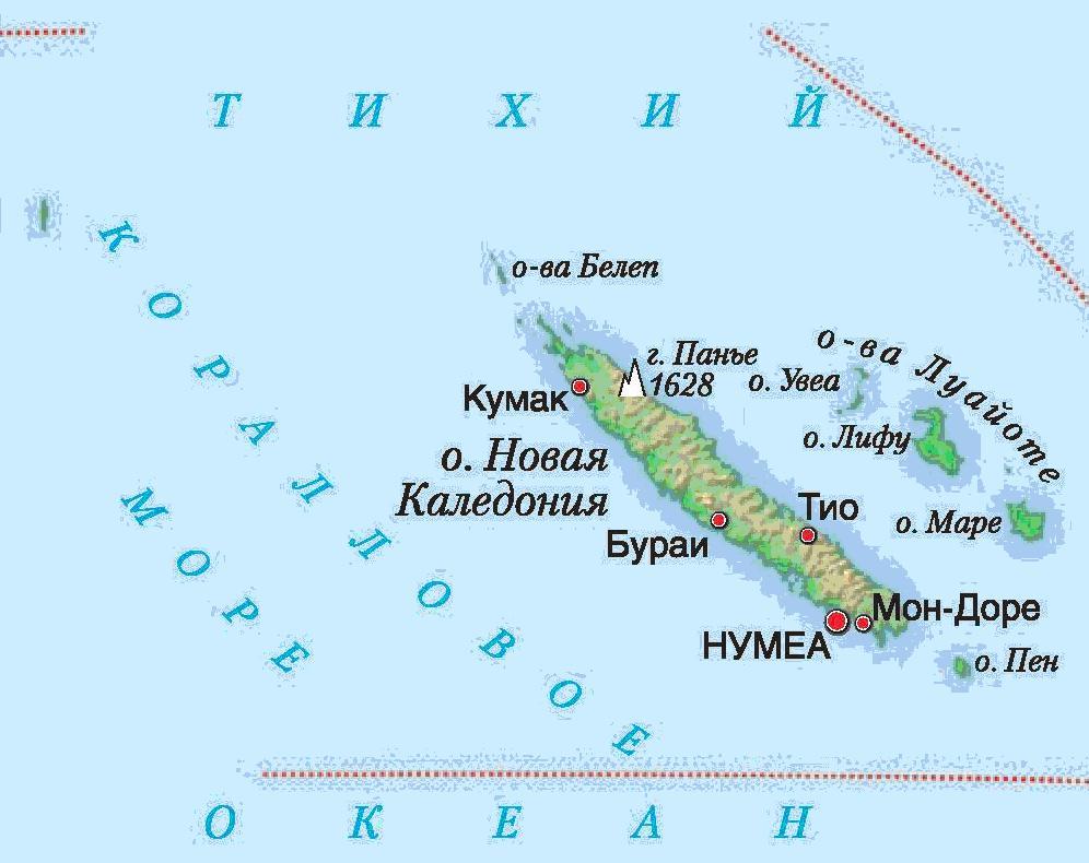 Нова каледония на карте. Остров новая Каледония на карте. Остров новая Каледония на карте Австралии.