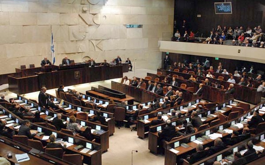 İsrail Knessetində qondarma erməni soyqırımı məsələsi səsverməyə çıxarılmayıb