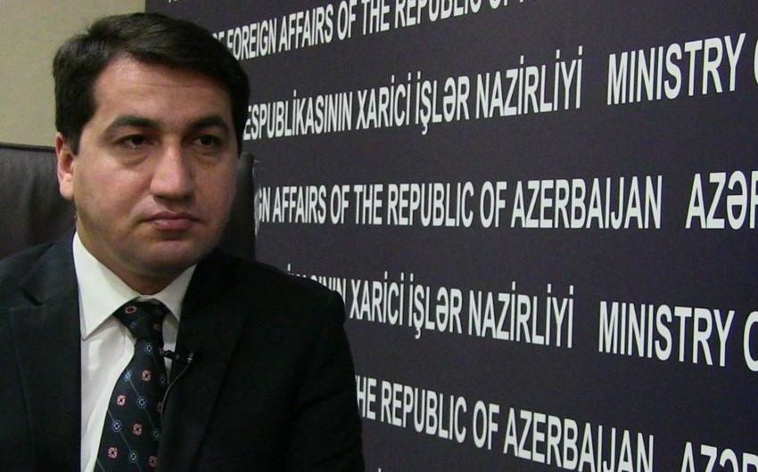 Hikmat Hajiyev responds to Serzh Sargsyan