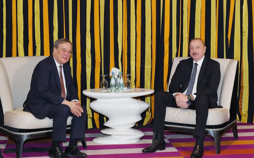 President of Azerbaijan Ilham Aliyev meets with member of Bundestag Armin Laschet