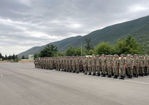 Azərbaycan Ordusunda hərbi vəzifəlilərlə təlim toplanışı davam edir