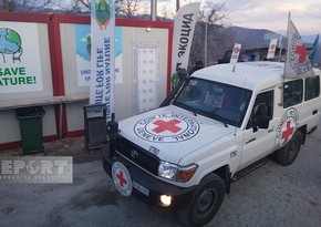 ICRC vehicles pass freely through Khankandi-Lachin road